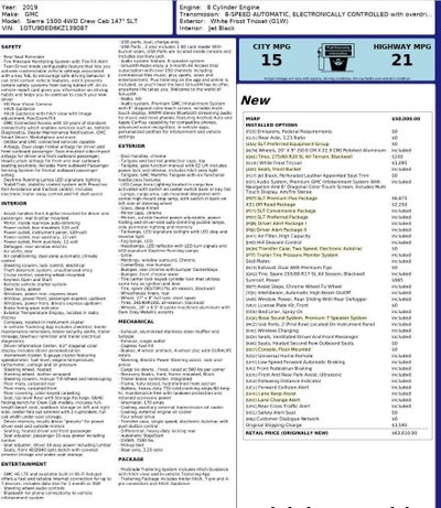 2019 GMC Sierra 1500 SLT