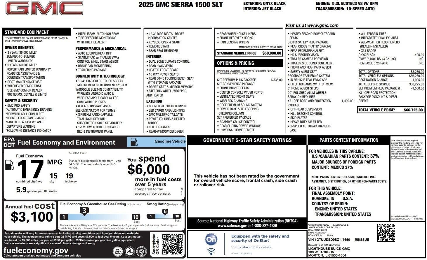 2025 GMC Sierra 1500 SLT