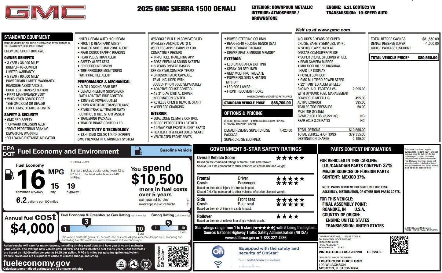 2025 GMC Sierra 1500 Denali