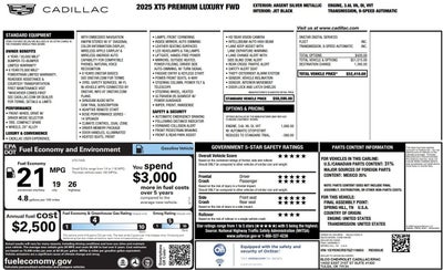 2025 Cadillac XT5 Premium Luxury