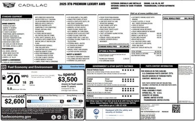2025 Cadillac XT6 Premium Luxury
