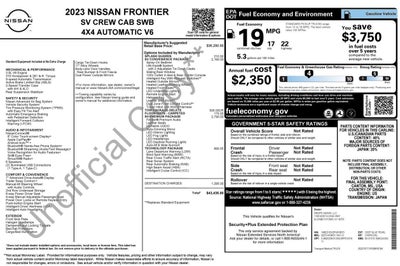 2023 Nissan Frontier Base