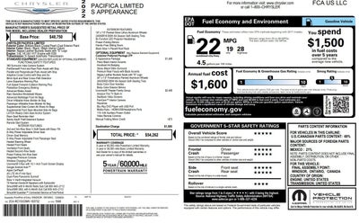 2022 Chrysler Pacifica Limited