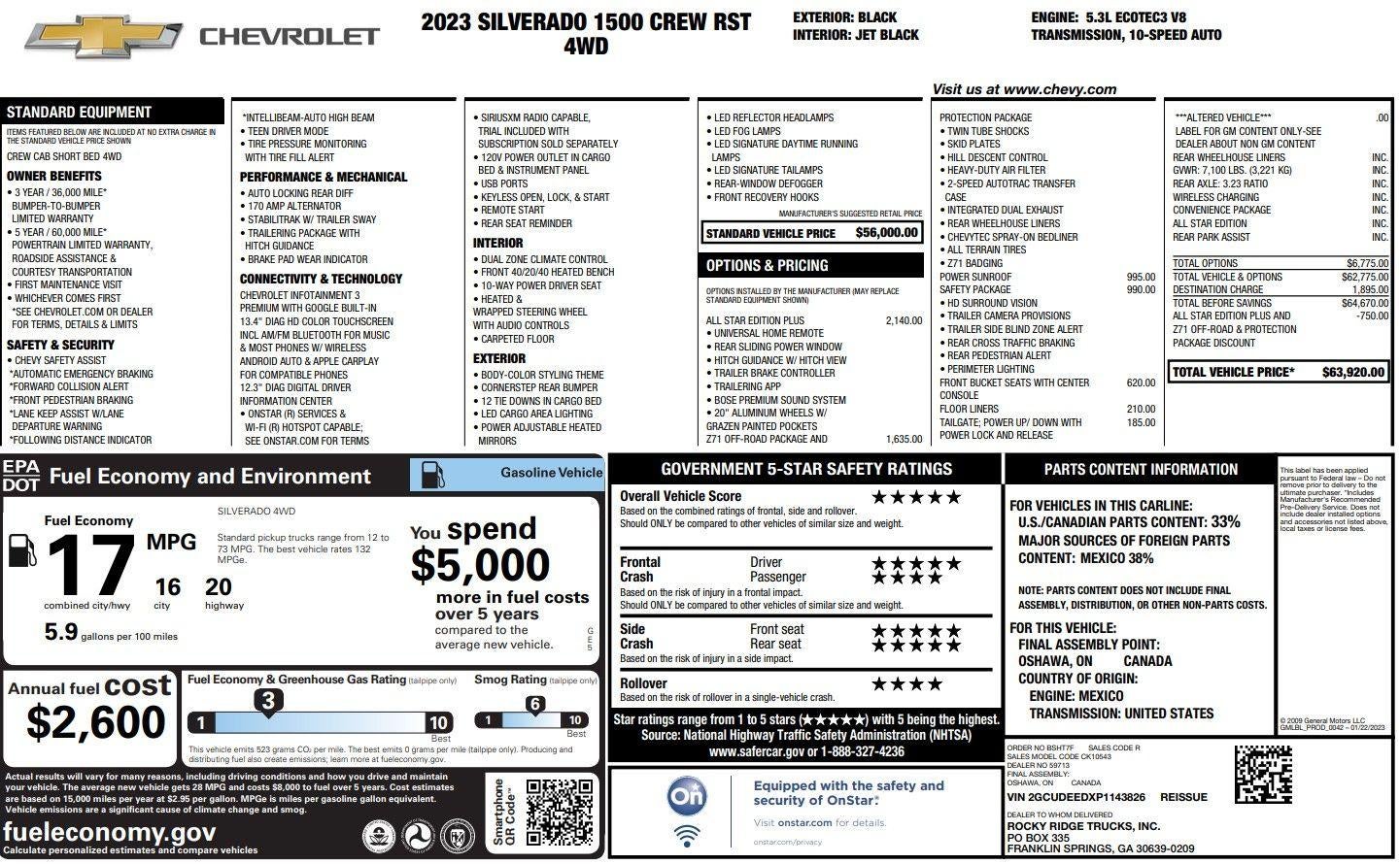 2023 Chevrolet Silverado 1500 RST