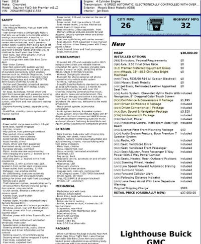 2018 Chevrolet Equinox Premier