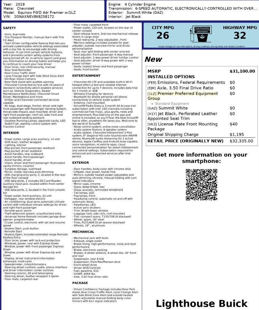 2019 Chevrolet Equinox Premier