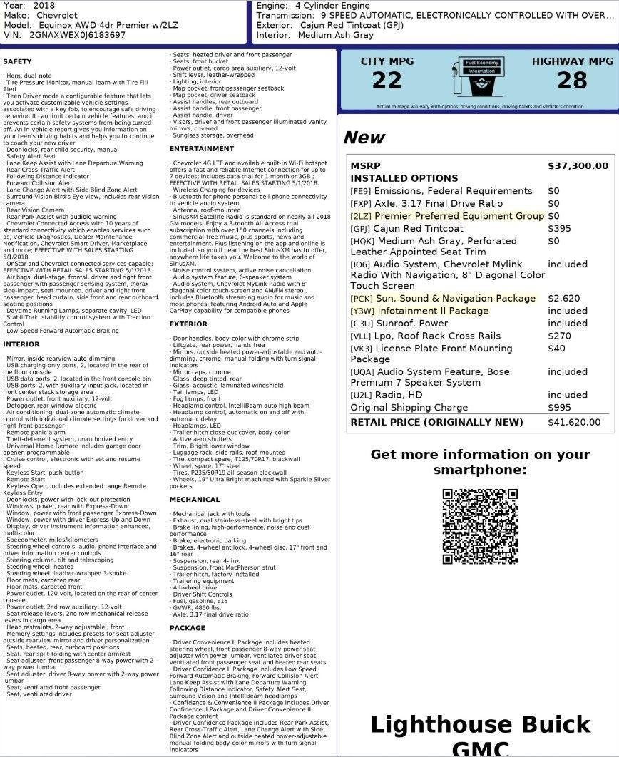 2018 Chevrolet Equinox Premier