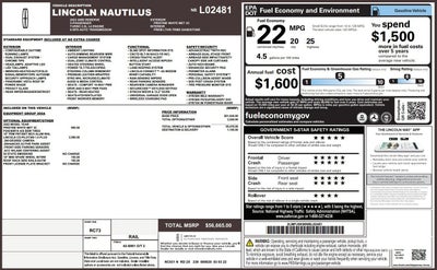 2022 Lincoln Nautilus Reserve