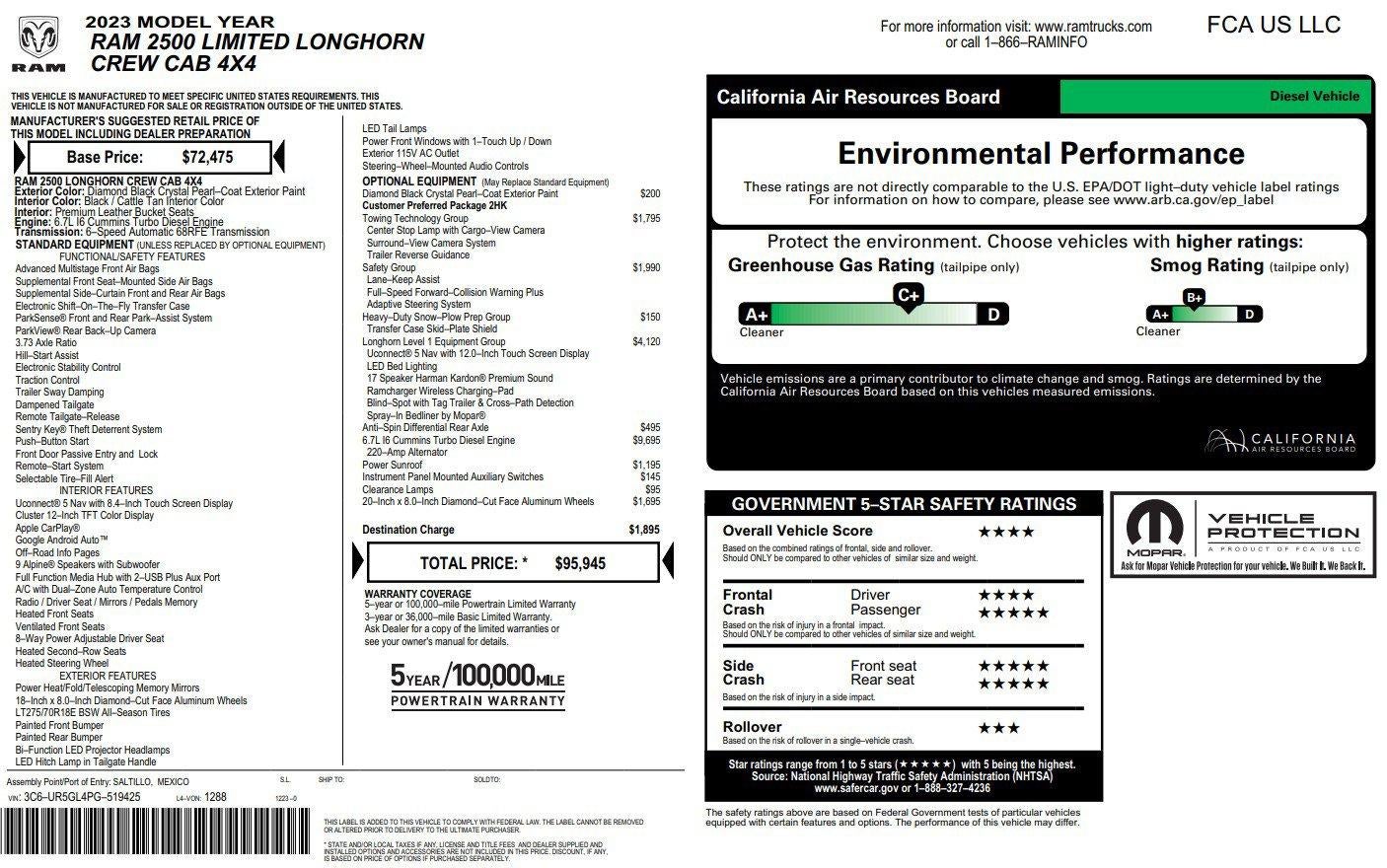 2023 RAM 2500 Longhorn