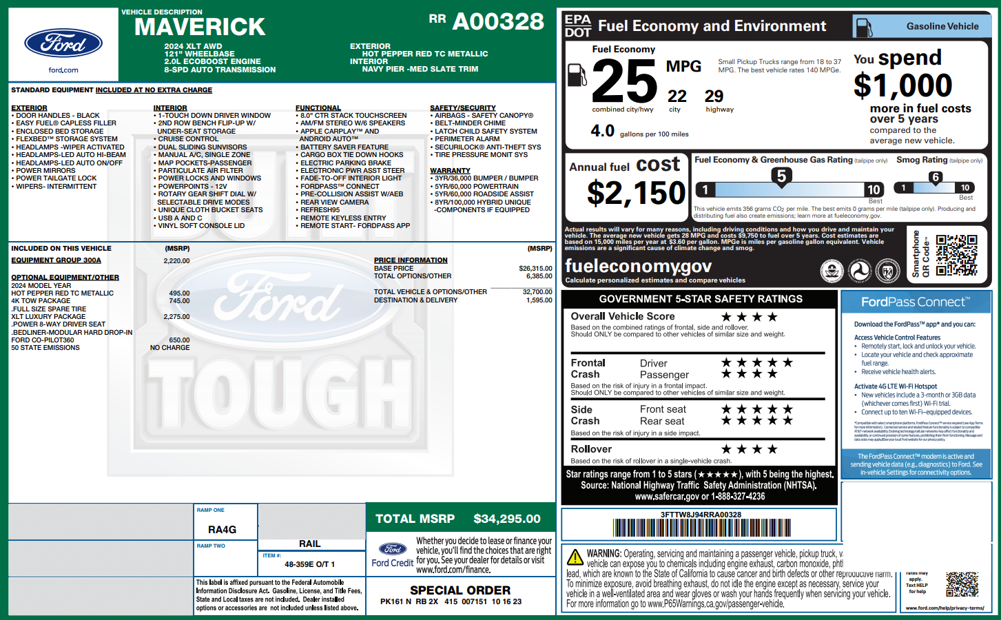 2024 Ford Maverick XLT