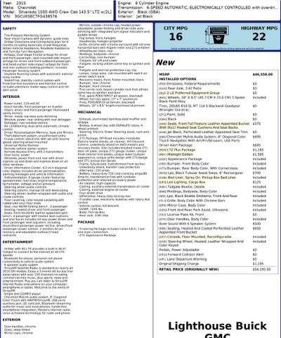 2015 Chevrolet Silverado 1500 LTZ