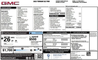 2023 GMC Terrain SLE