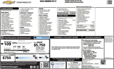 2025 Chevrolet Equinox EV LT
