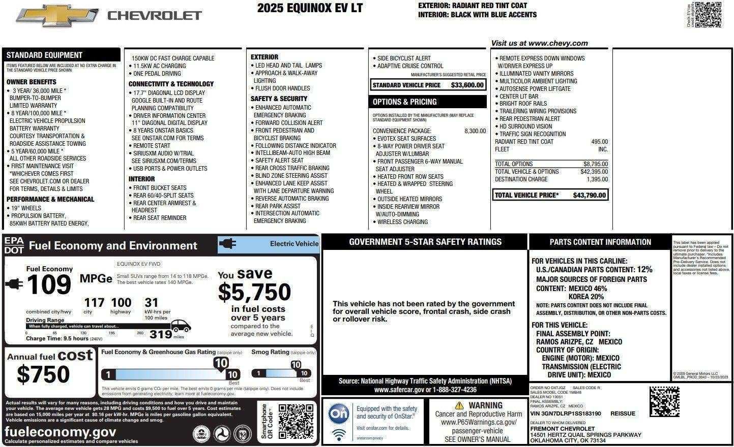 2025 Chevrolet Equinox EV LT