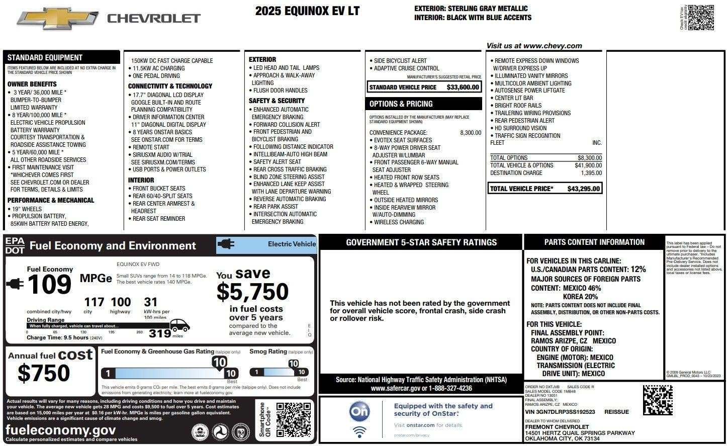 2025 Chevrolet Equinox EV LT