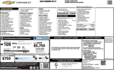 2025 Chevrolet Equinox EV LT