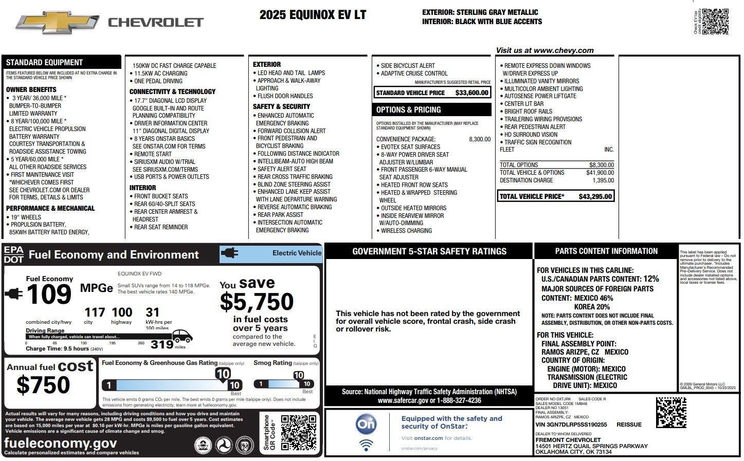 2025 Chevrolet Equinox EV LT
