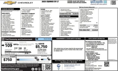 2025 Chevrolet Equinox EV LT