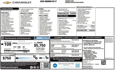 2025 Chevrolet Equinox EV LT