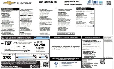 2024 Chevrolet Equinox EV RS