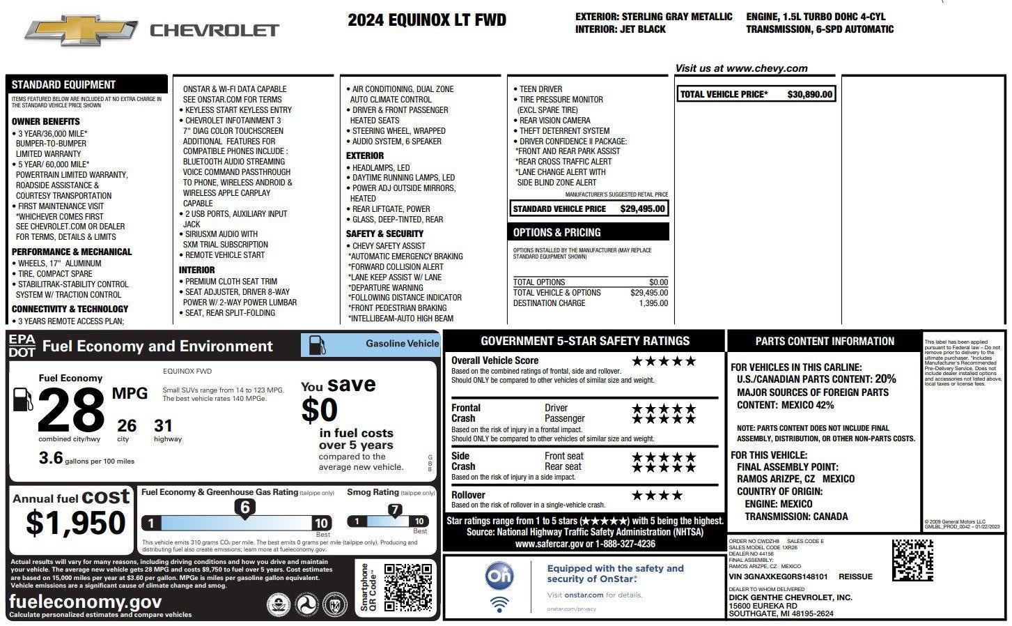 2024 Chevrolet Equinox LT