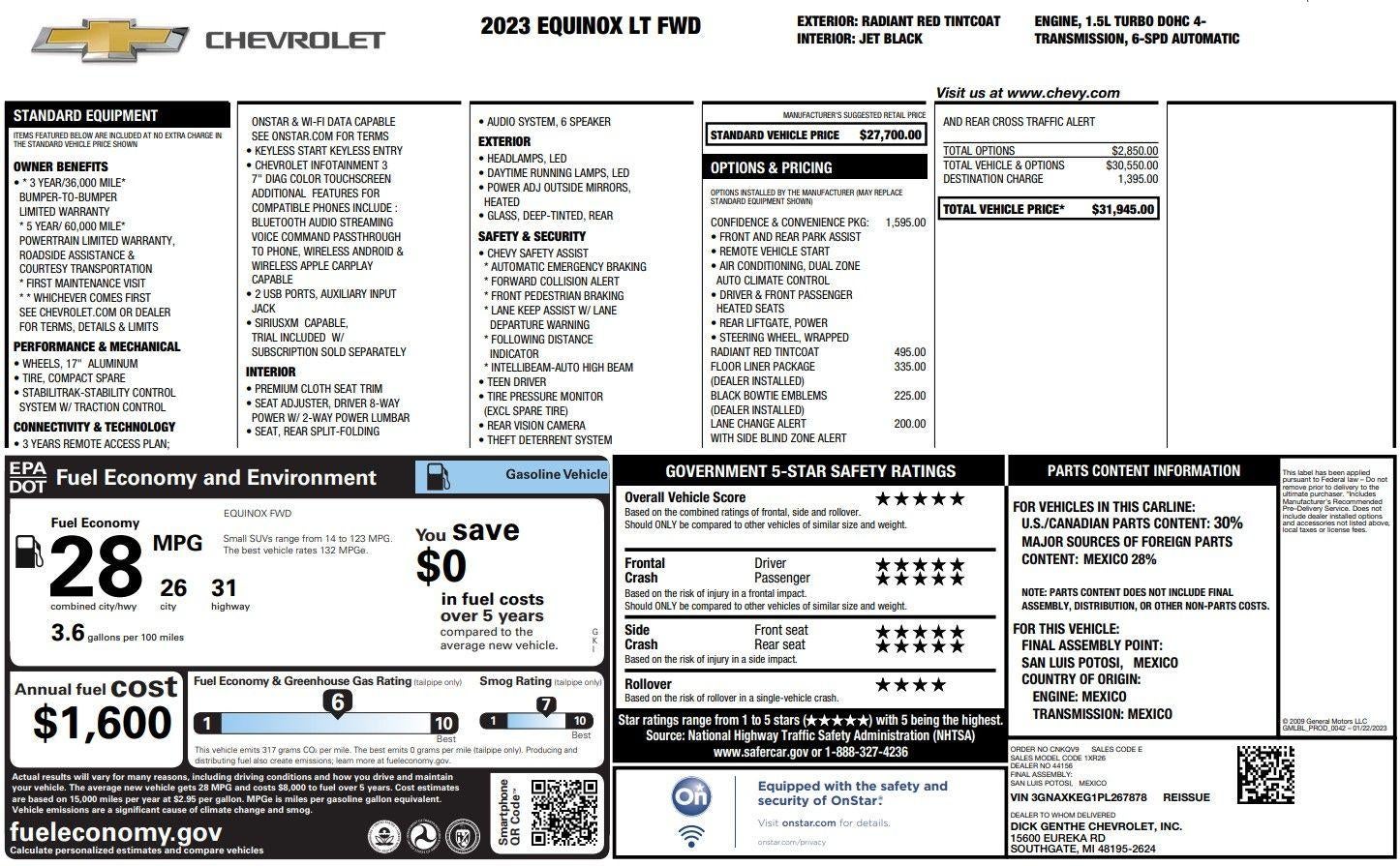 2023 Chevrolet Equinox LT