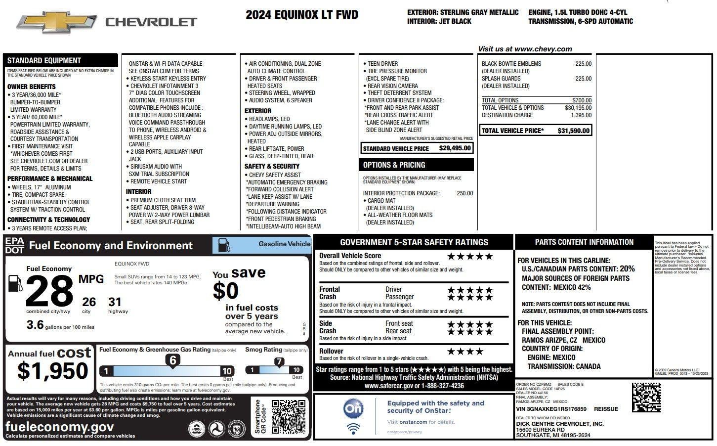 2024 Chevrolet Equinox LT