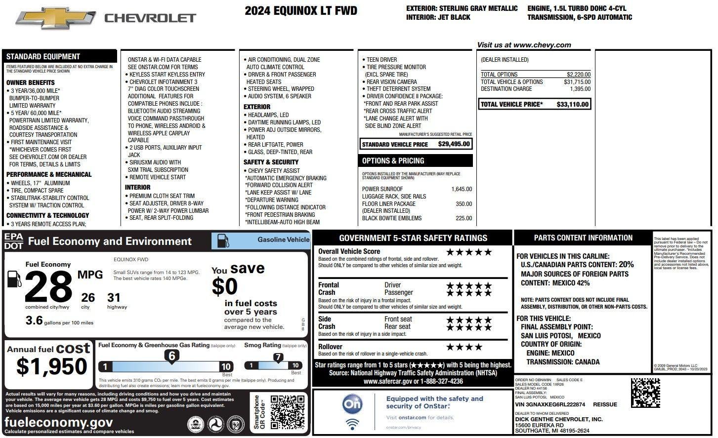 2024 Chevrolet Equinox LT