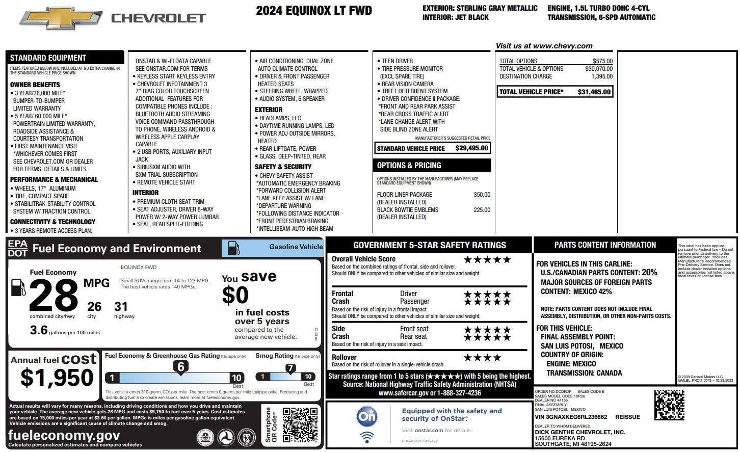 2024 Chevrolet Equinox LT