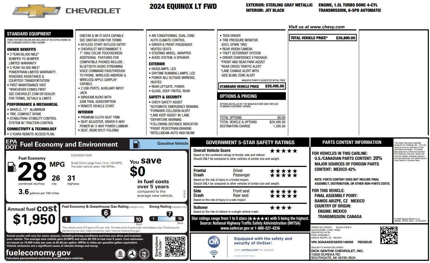 2024 Chevrolet Equinox LT