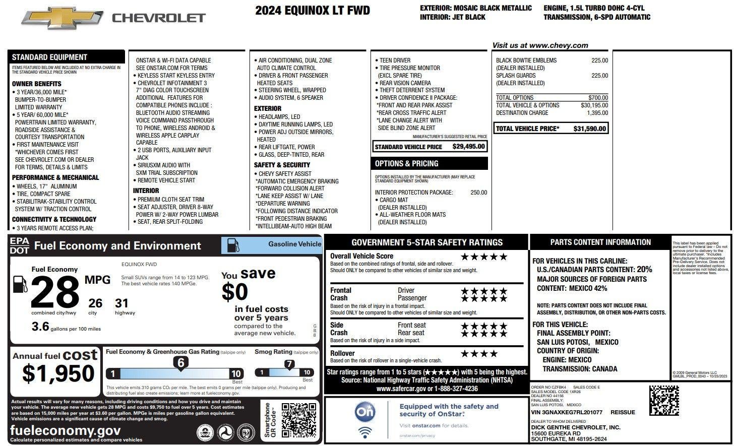 2024 Chevrolet Equinox LT