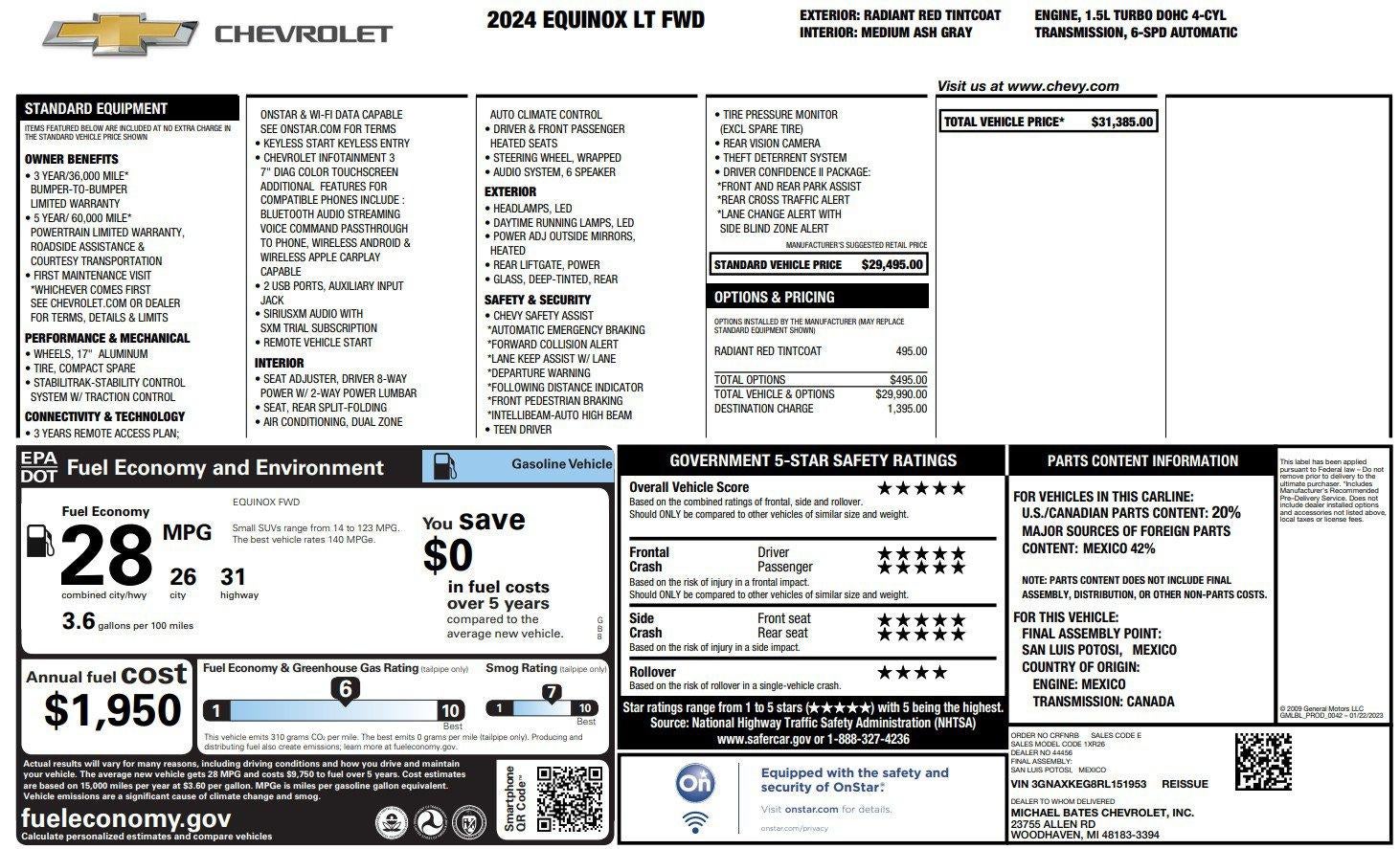 2024 Chevrolet Equinox LT