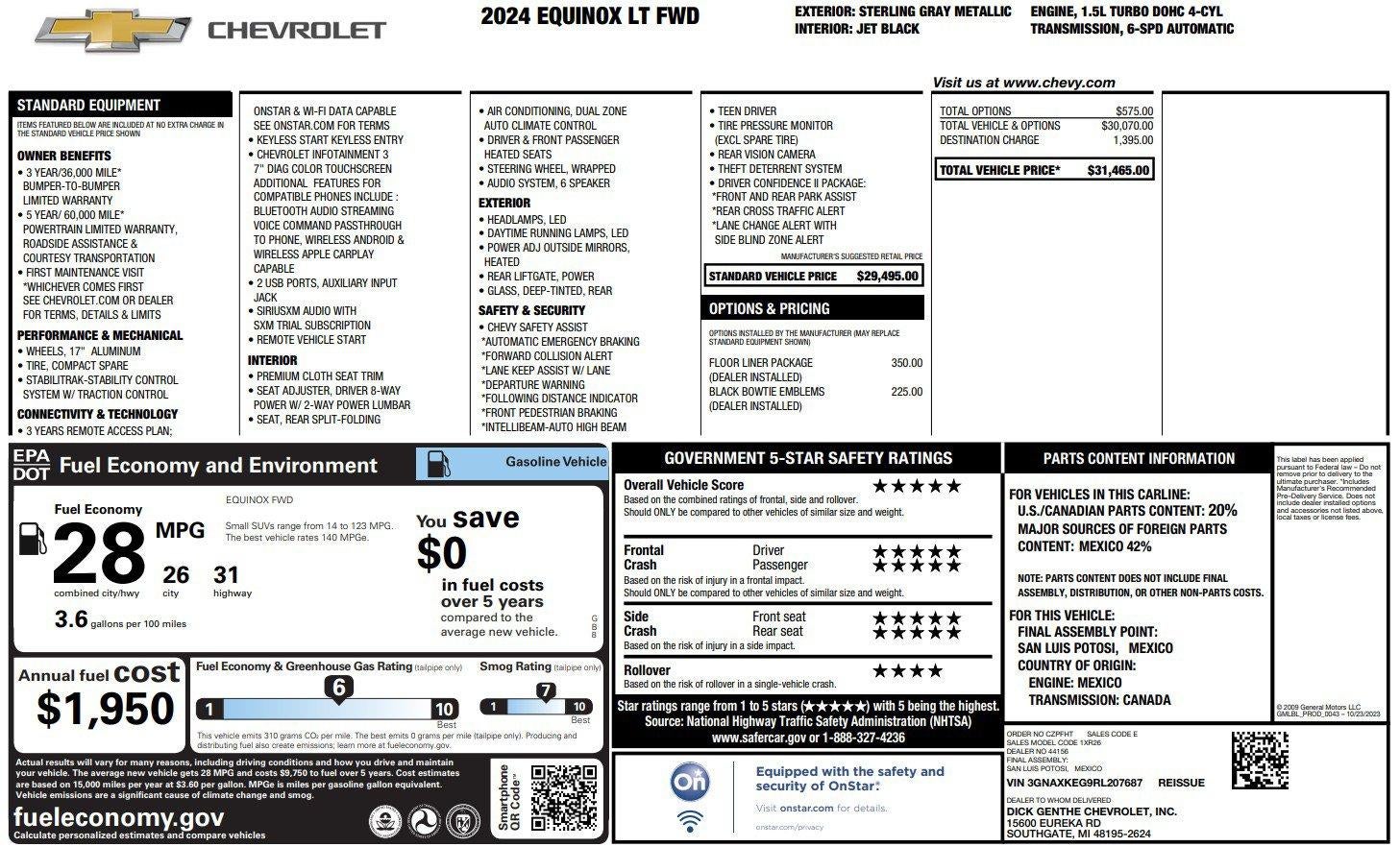 2024 Chevrolet Equinox LT