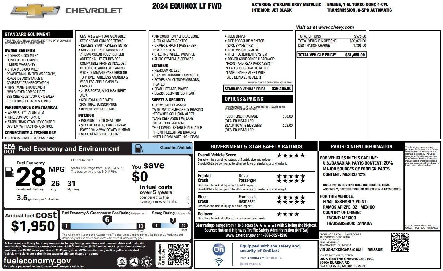 2024 Chevrolet Equinox LT