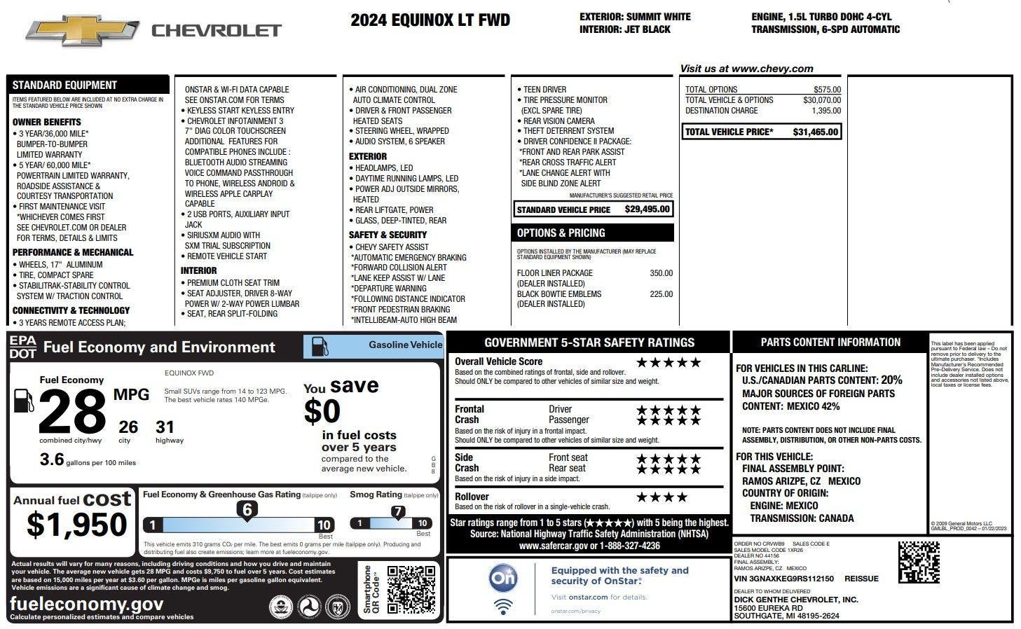 2024 Chevrolet Equinox LT