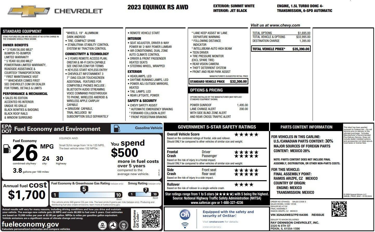2023 Chevrolet Equinox RS
