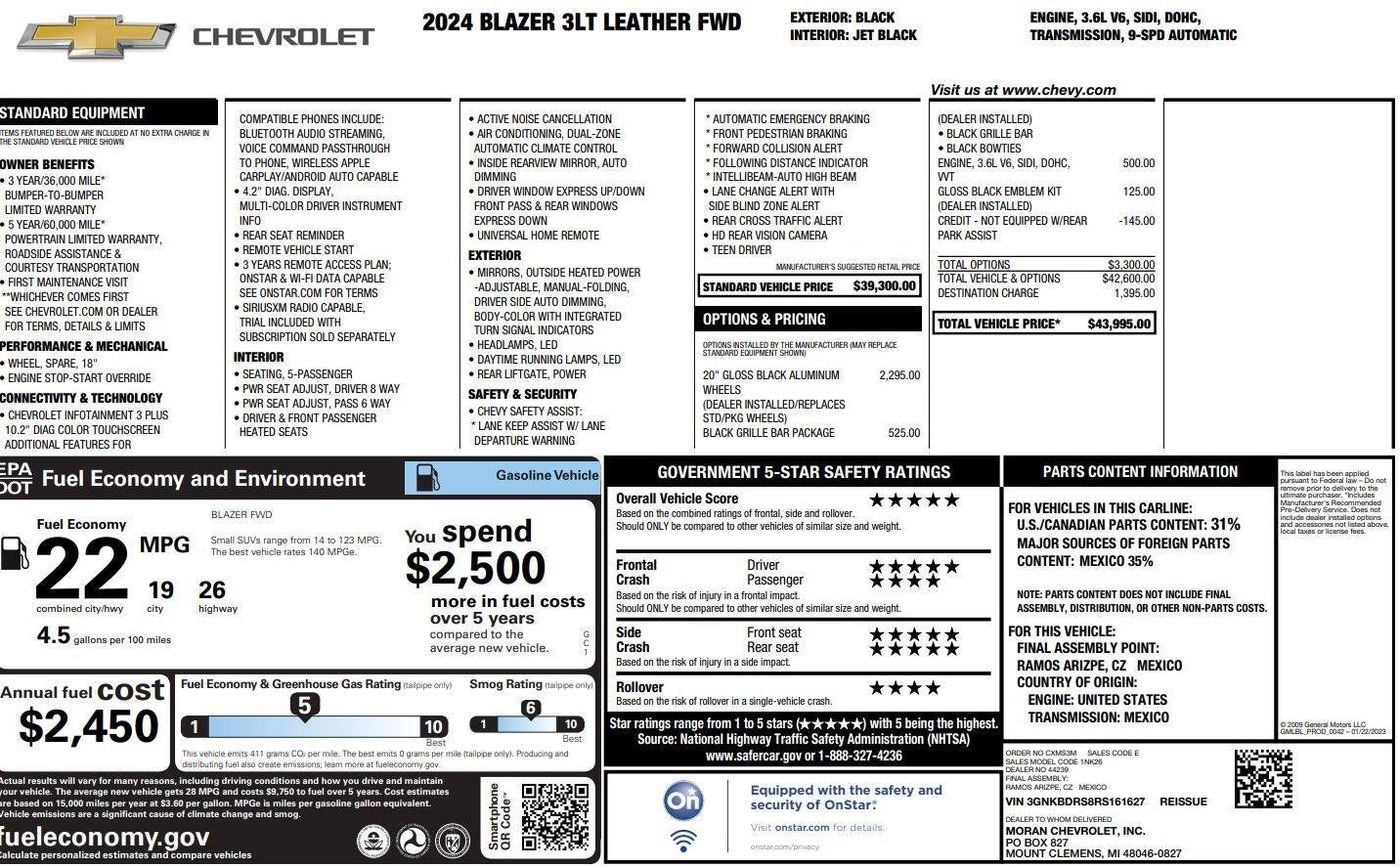 2024 Chevrolet Blazer LT