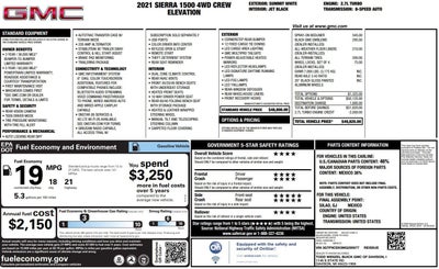 2021 GMC Sierra 1500 Elevation