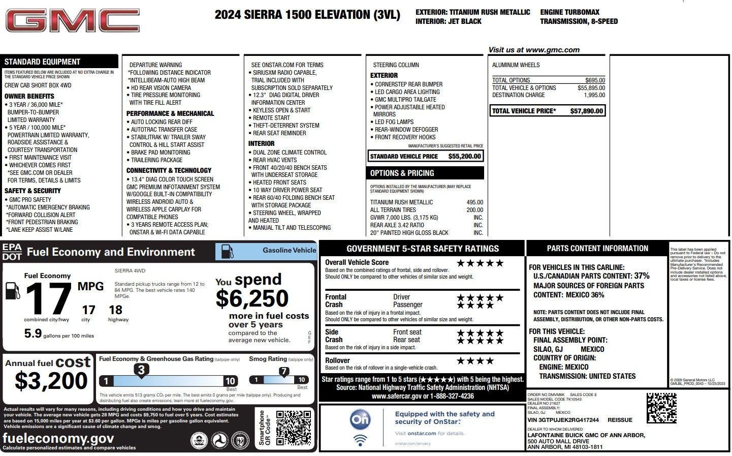 2024 GMC Sierra 1500 Elevation