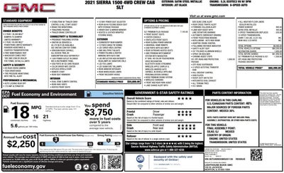 2021 GMC Sierra 1500 SLT