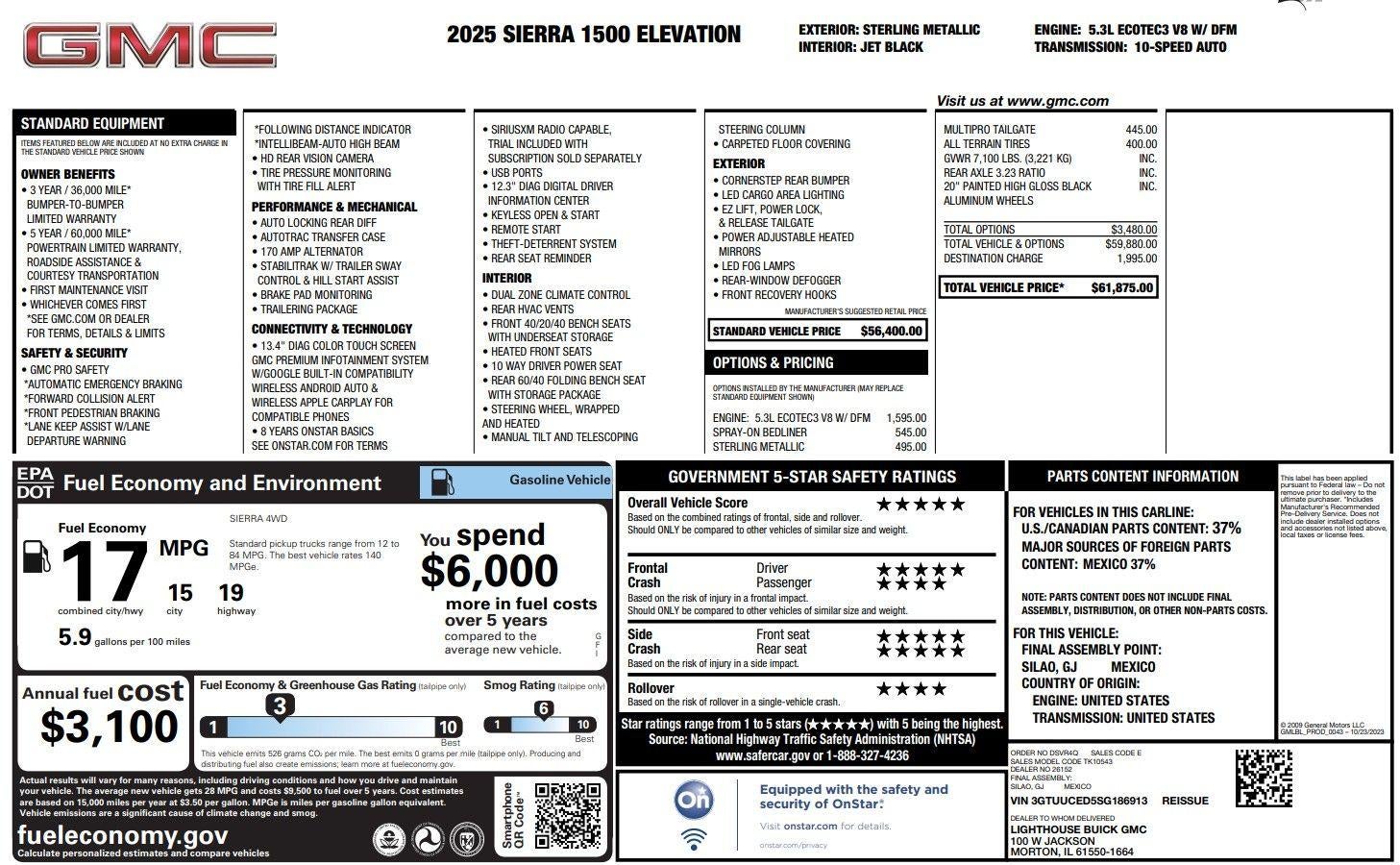 2025 GMC Sierra 1500 Elevation
