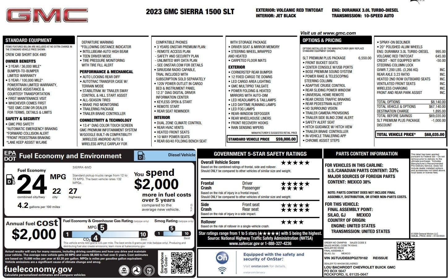 2023 GMC Sierra 1500 SLT