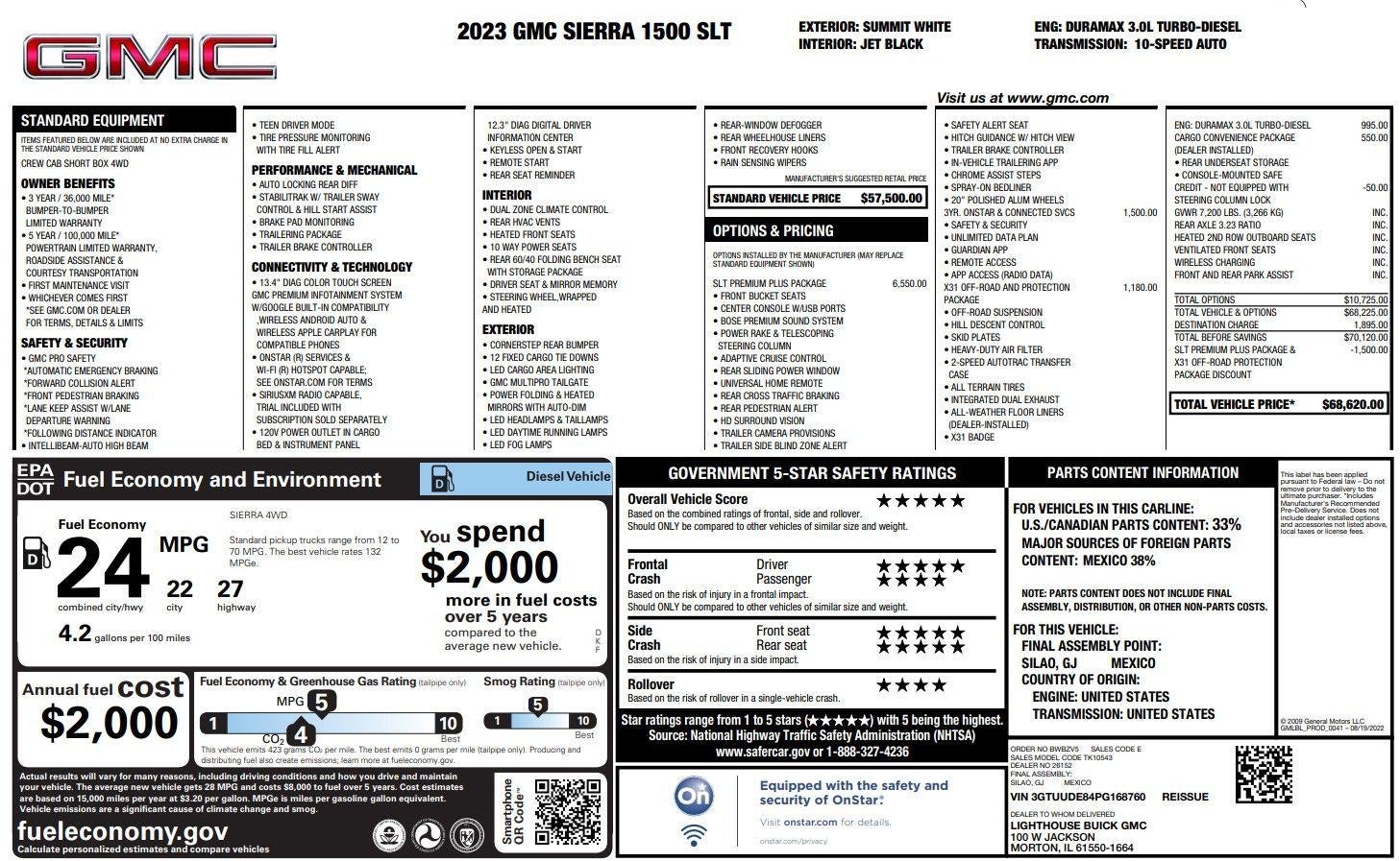 2023 GMC Sierra 1500 SLT