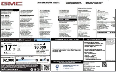 2026 GMC Sierra 1500 SLT