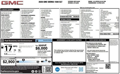 2026 GMC Sierra 1500 SLT