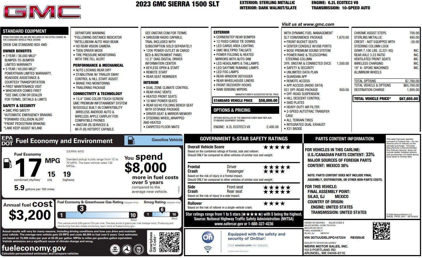 2023 GMC Sierra 1500 SLT