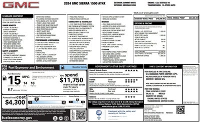 2024 GMC Sierra 1500 AT4X