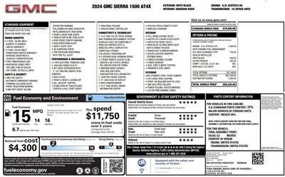 2024 GMC Sierra 1500 AT4X