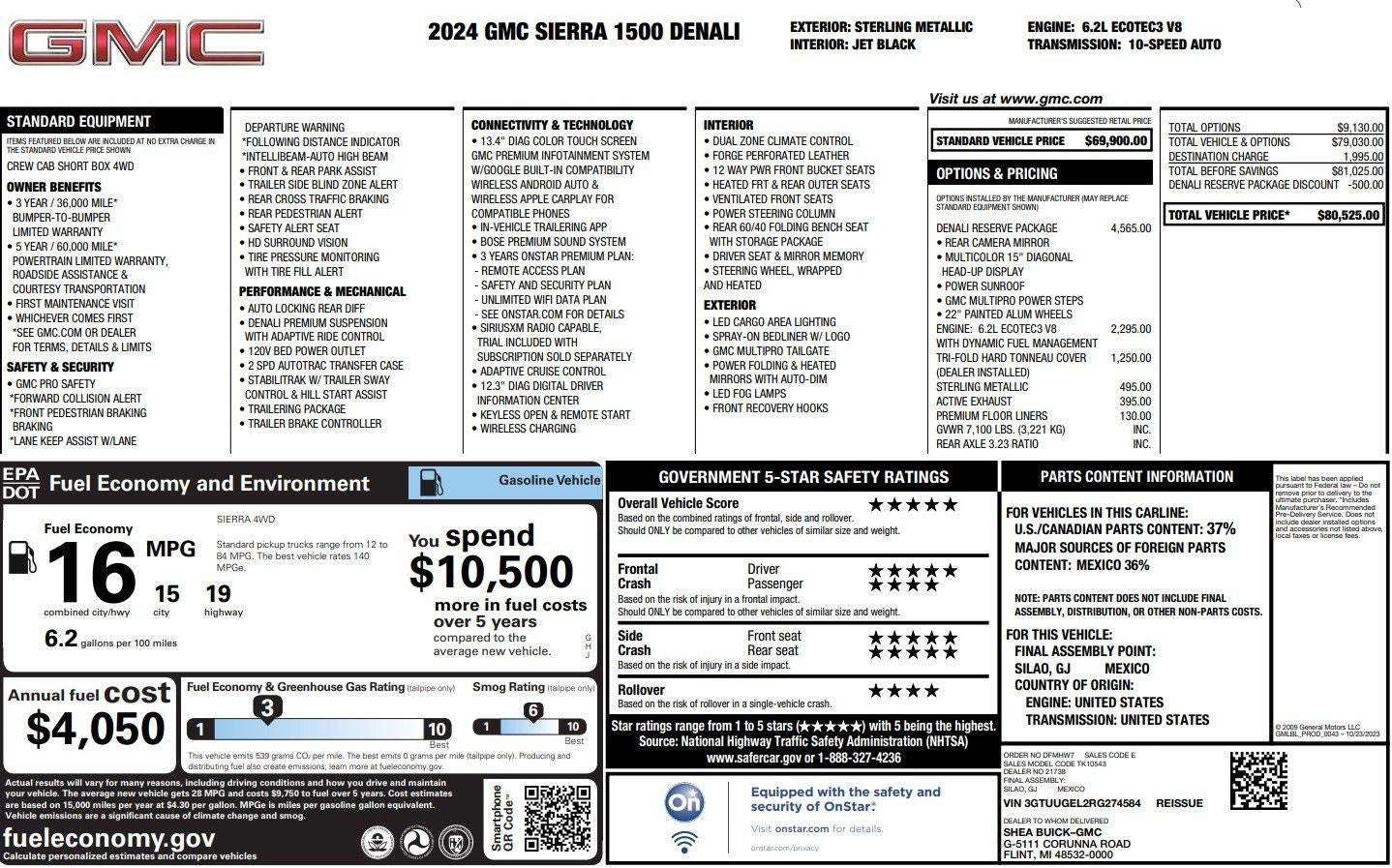 2024 GMC Sierra 1500 Denali