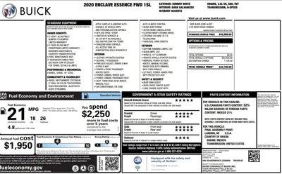 2020 Buick Enclave Essence